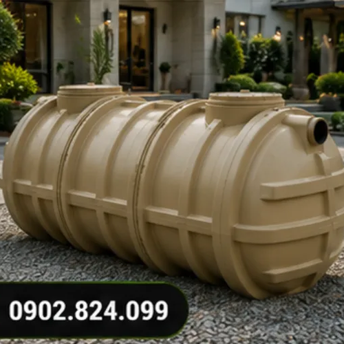 Bể Phốt Nhựa 3 M3 — Bảng Giá, Thông Số FRP vs HDPE Và Tiêu Chí Chọn Đúng Cho Nhà Trọ & Nhà Hàng