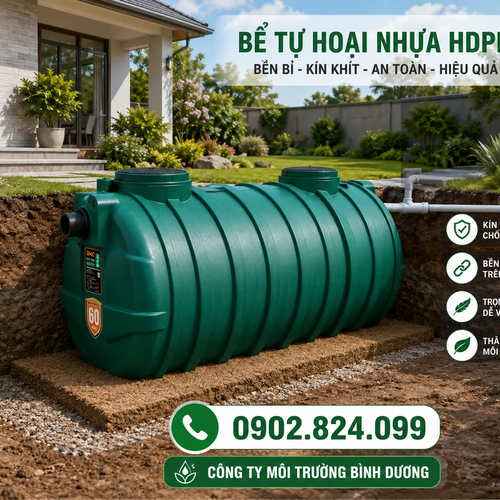 Bể Phốt Nhựa — Phân Loại, Đặc Tính Kỹ Thuật Và Hướng Dẫn Chọn Đúng Cho Từng Công Trình