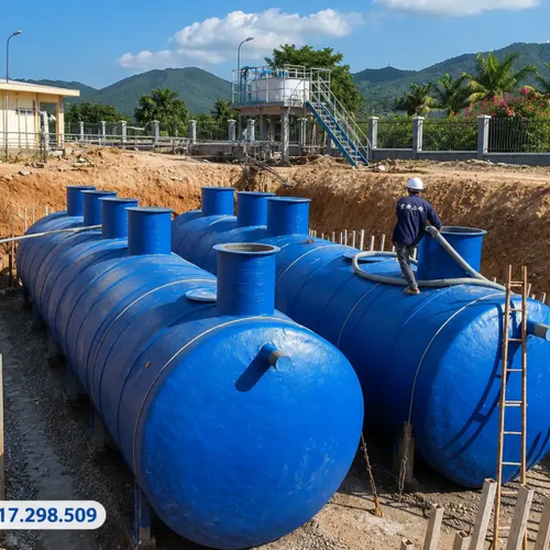 Bể Phốt Composite Chịu Lực Cho Bãi Xe, Trạm Xăng, Nhà Xưởng — Yêu Cầu Kỹ Thuật & Bảng Giá Tận Xưởng 