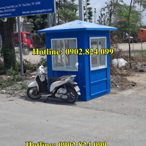 NHÀ BẢO VỆ - Kích thước : 1.9x 1.9 x 2.5 m ( phủ bì)