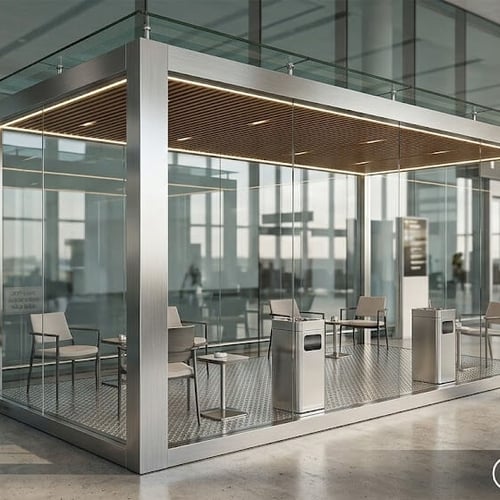 Báo Giá Cabin - Nhà Hút Thuốc Ngoài Trời Di Động 🔥 GIÁ SỈ TẬN XƯỞNG