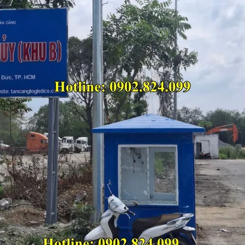 NHÀ BẢO VỆ - Kích thước : 1.9x 1.9 x 2.5 m ( phủ bì)