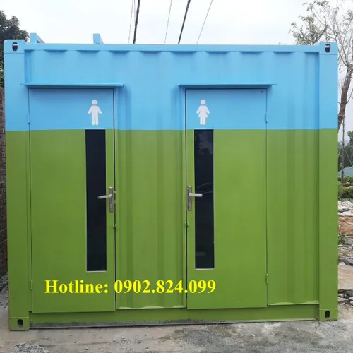 Container Vệ Sinh 10 Feet (2 Buồng): Giải Pháp Bán và Cho thuê  Cho Công Trình Nhỏ – Bền, Sạch, Giá Rẻ