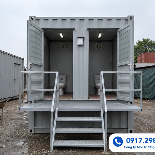 Bể Phốt Container: Giải Pháp Xử Lý Nước Thải Tích Hợp Cho Công Trường & Khu Vực Di Động