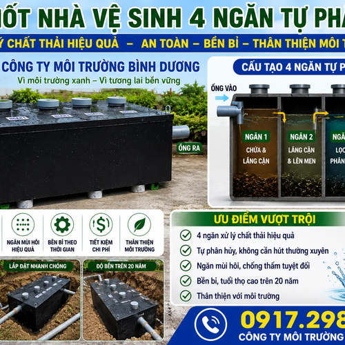 Bể Phốt Container: Giải Pháp Xử Lý Nước Thải Tích Hợp Cho Công Trường & Khu Vực Di Động