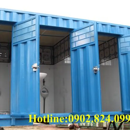Container Vệ Sinh 20 Feet (Có Phòng Tắm): Giải Pháp Bán & Cho Thuê Toàn Diện Cho Công Nhân Ở Lại Công Trường