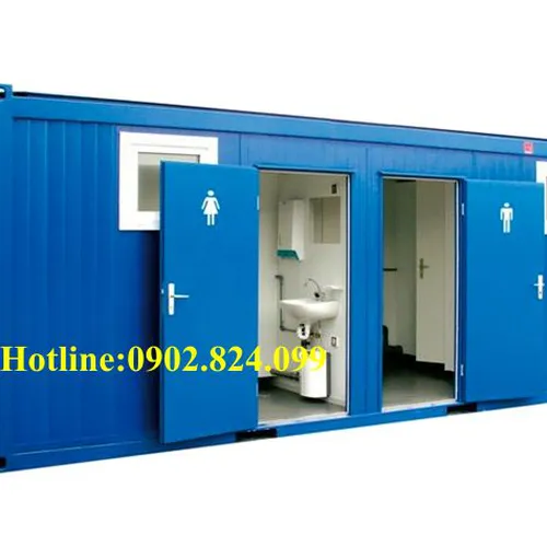 Cho Thuê Container Vệ Sinh (Toilet) Công Trường – Vỏ Thép Kiên Cố & Sạch Sẽ