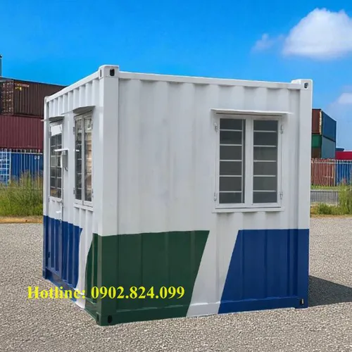 Bán & Cho Thuê Container Văn Phòng 10 Feet (Bốt Bảo Vệ) Giá Rẻ – Thi Công Siêu Tốc