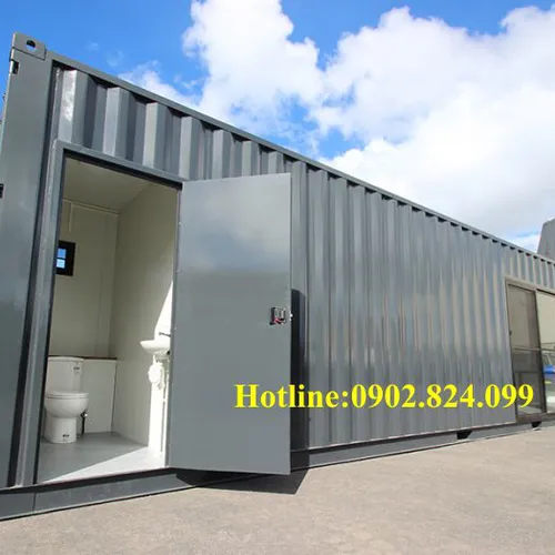Bán và cho thuê Container Vệ Sinh 40 Feet: Giải Pháp Đa Năng Cho Văn Phòng & Sinh Hoạt Công Trường