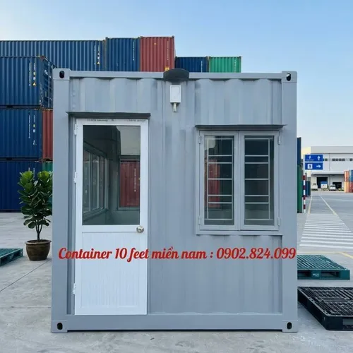 Bán & Cho Thuê Container Văn Phòng 10 Feet (Bốt Bảo Vệ) Giá Rẻ – Thi Công Siêu Tốc