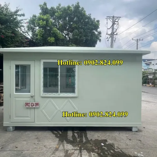 CABIN BẢO VỆ KÈM NHÀ TẮM 