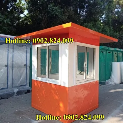 NHÀ BẢO VỆ - Kích thước : 1.9x 1.9 x 2.5 m ( phủ bì)