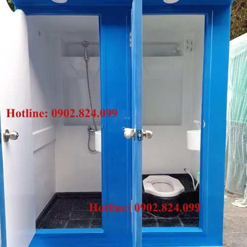 NHÀ VỆ SINH DI ĐỘNG KẾT HỢP NHÀ TẮM - Bảo hành 24 tháng, tuổi thọ 15 - 20 năm 