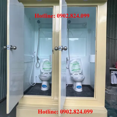Bán & Cho Thuê Nhà Vệ Sinh Di Động 2 Buồng (Buồng Đôi) - VS.2C