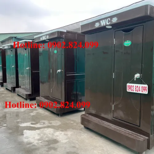 NHÀ VỆ SINH DI ĐỘNG 2 BUỒNG - Bảo hành 24 tháng, Giá rẻ phù hợp 