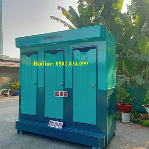 Nhà Vệ Sinh Di Động 3 Buồng VS.3C - Giải Pháp Vệ Sinh Công Suất Lớn