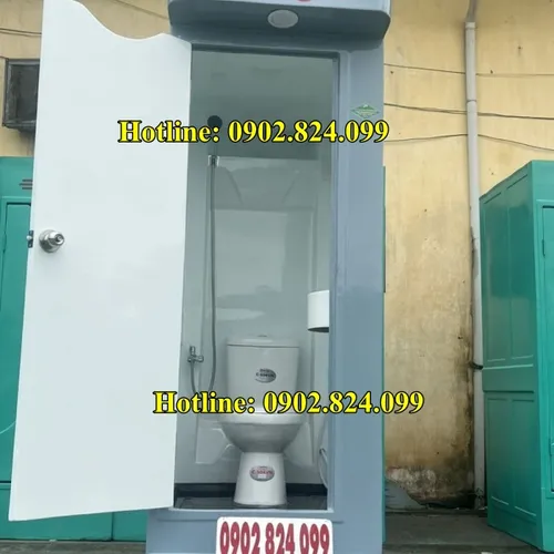 Nhà Vệ Sinh Di Động 1 Buồng Composite - Model VS.MT1 (Mẫu Quốc Dân Cho Công Trình)