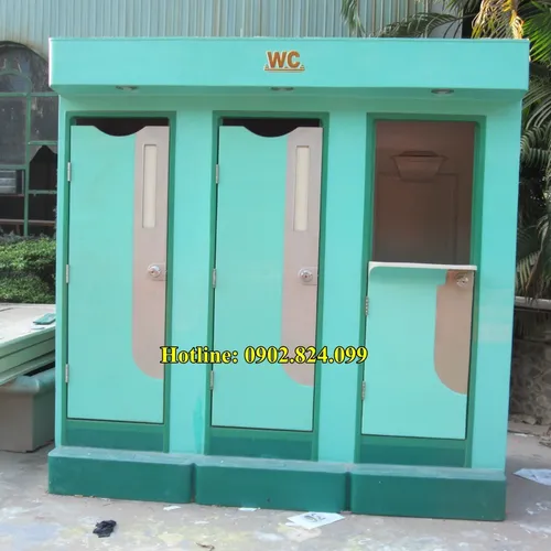 NHÀ VỆ SINH DI ĐỘNG 2 BUỒNG + KIOT 
