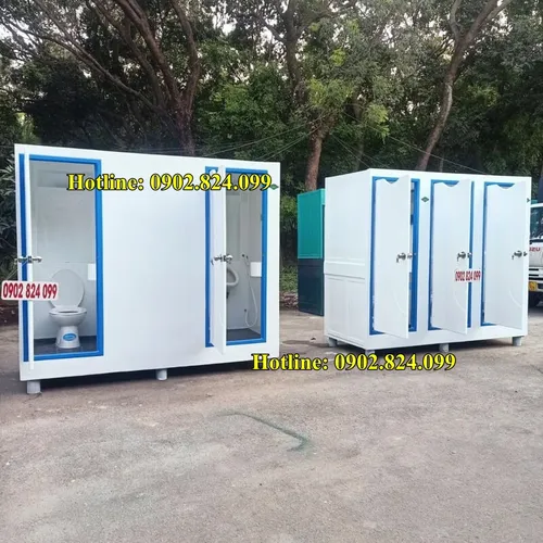 NHÀ VỆ SINH DI ĐỘNG KẾT HỢP NHÀ TẮM, BỒN TIỂU NAM 