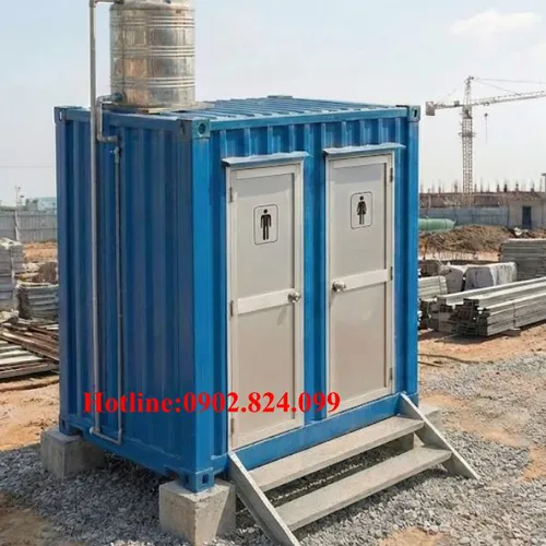 Container Vệ Sinh 10 Feet (2 Buồng): Giải Pháp Bán và Cho thuê  Cho Công Trình Nhỏ – Bền, Sạch, Giá Rẻ