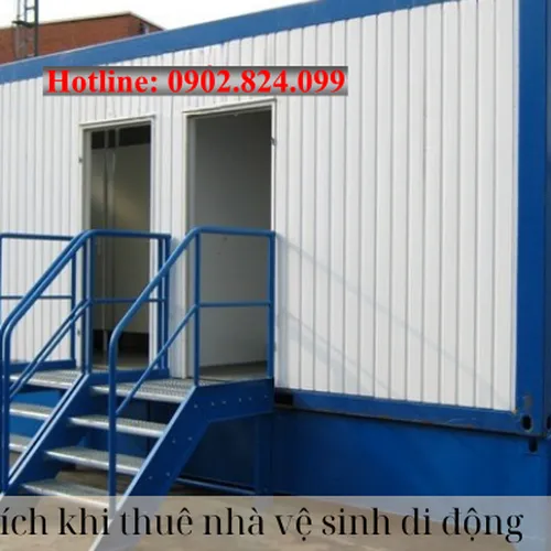 Cho Thuê Container Vệ Sinh (Toilet) Công Trường – Vỏ Thép Kiên Cố & Sạch Sẽ