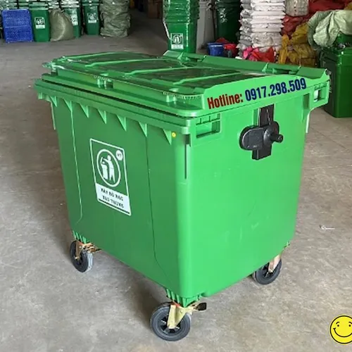 TỔNG KHO XE THU GOM RÁC CÔNG NGHIỆP CỠ LỚN (400L - 1100L)