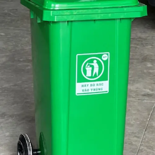 Thùng Rác 120 Lít (HDPE & Composite) Có Bánh Xe – Giải Pháp Thu Gom Rác Linh Hoạt, Bền Bỉ Cho Mọi Không Gian
