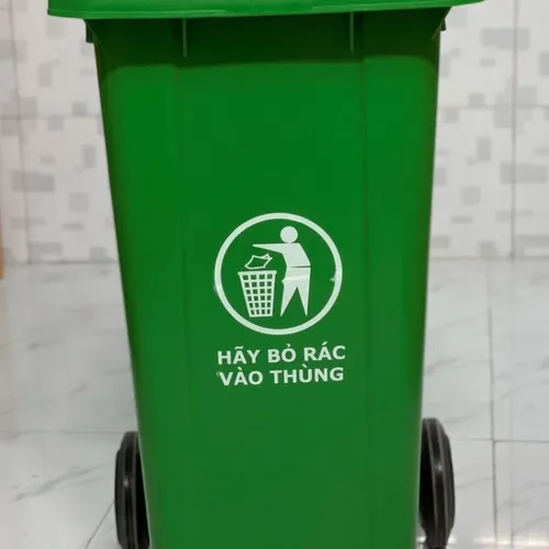Thùng Rác 120 Lít (HDPE & Composite) Có Bánh Xe – Giải Pháp Thu Gom Rác Linh Hoạt, Bền Bỉ Cho Mọi Không Gian