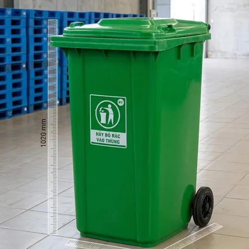 Thùng Rác 240 Lít Công Cộng (HDPE & Composite): Giải Pháp Quản Lý Rác Thải Toàn Diện