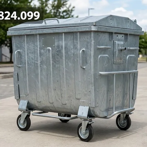 TỔNG KHO XE THU GOM RÁC/THÙNG RÁC 660 LÍT (HDPE & COMPOSITE) CHÍNH HÃNG | Giá Sỉ 2026 - Giao Toàn Quốc