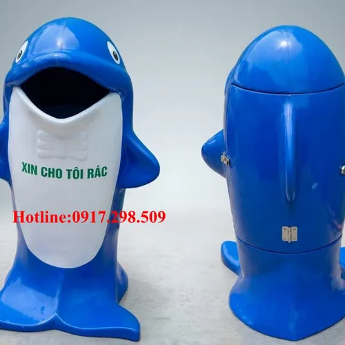 Thùng Rác Hình Con Vật (Con Thú) Composite – Giải Pháp Trang Trí & Thu Gom Rác Thông Minh
