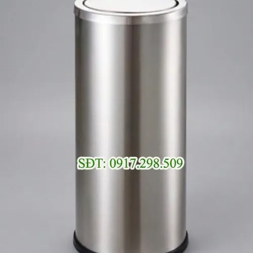 THÙNG RÁC INOX NẮP LẬT TỰ CÂN BẰNG – TIỆN LỢI, NGĂN MÙI CHO VĂN PHÒNG