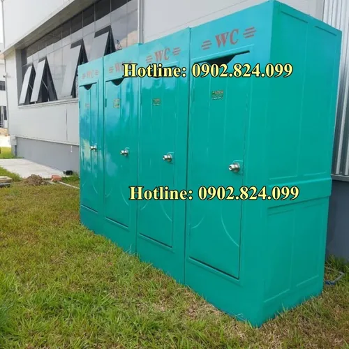BÁN NHÀ VỆ SINH DI ĐỘNG CŨ ( bán nhà vệ sinh thanh lý) - Bảo hành 12 tháng