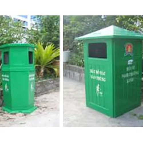 Bộ thùng rác trang trí