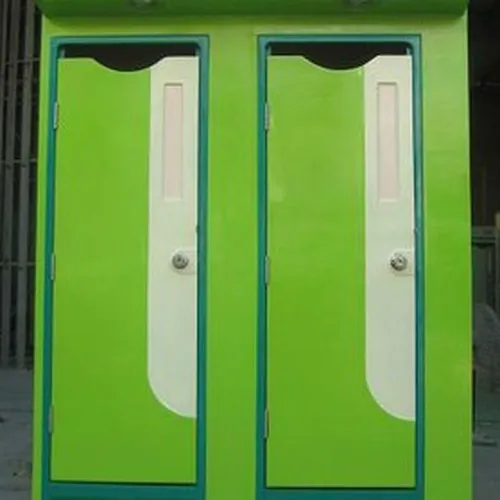 Nhà vệ sinh di động buồng đôi