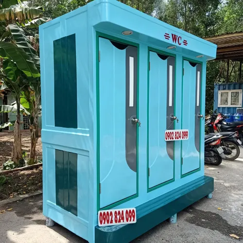 NHÀ VỆ SINH DI ĐỘNG BA BUỒNG