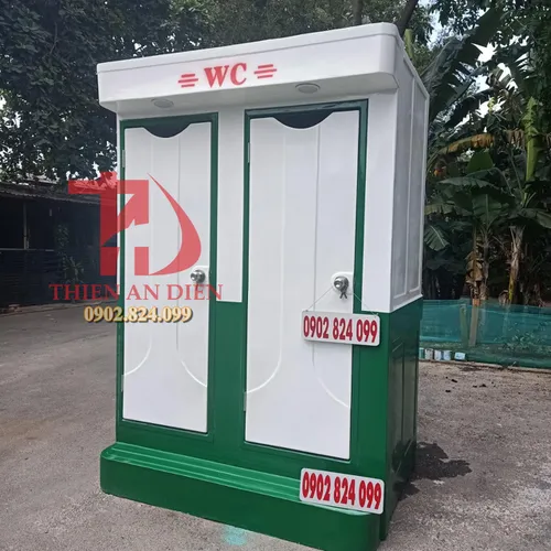 NHÀ VỆ SINH DI ĐỘNG HAI BUỒNG