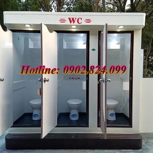 NHÀ VỆ SINH SINH DI ĐỘNG 3 BUỒNG BỒN TIỂU NAM