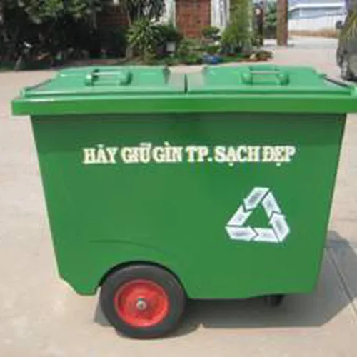 Xe Thu Gom Rác 660 lít