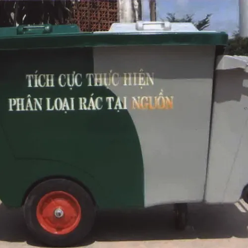 Xe Thu Gom Rác 800 lít