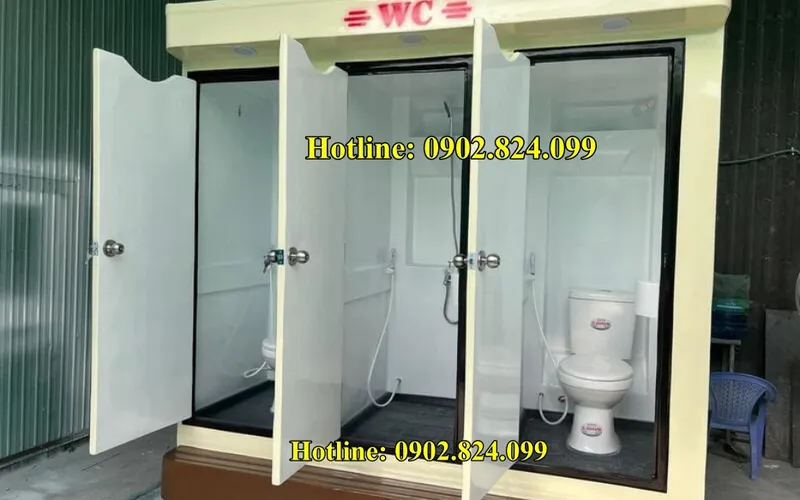 Nhà vệ sinh di động kết hợp nhà tắm - Giải pháp Tiện nghi, Bền vững cho Mọi Công trình