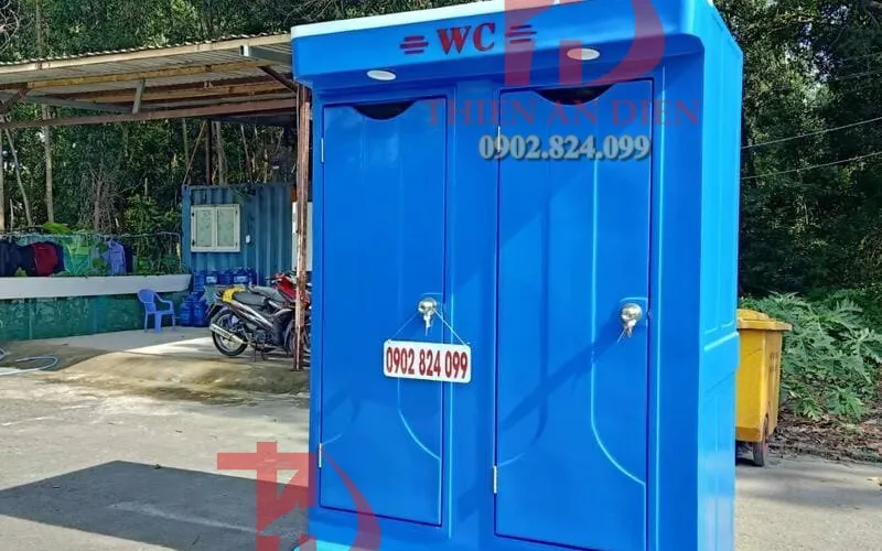 Bán và Cho Thuê Nhà Vệ Sinh Di Động Đôi (2 Buồng) – Giải Pháp Vệ Sinh Hiện Đại, Tiện Lợi | Công Ty Môi Trường Bình Dương 0917.298.509