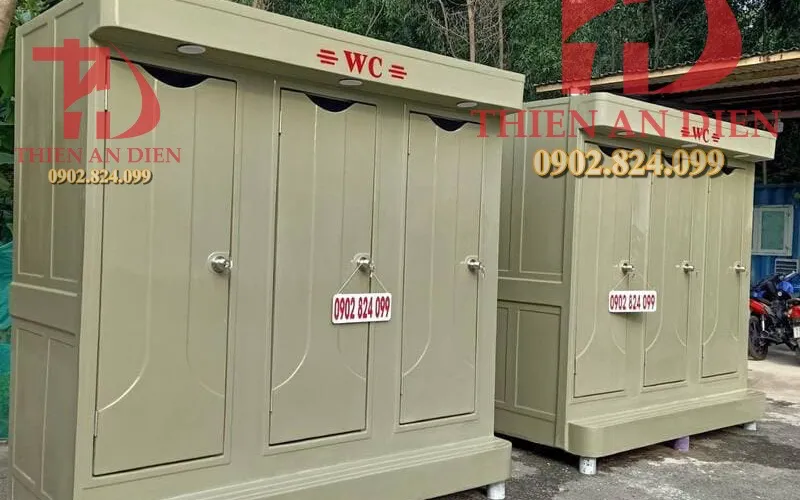 Nhà Vệ Sinh Di Động 3 Buồng: Giải Pháp Tối Ưu Cho Mọi Công Trình, Công ty, Khu Vực Công Cộng, Khu Du Lịch ....