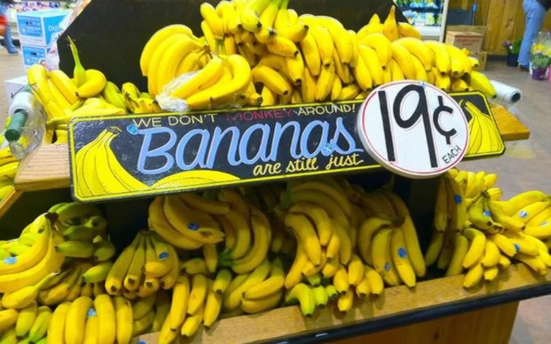 Siêu thị Mỹ lần đầu tăng giá chuối sau hơn 20 năm