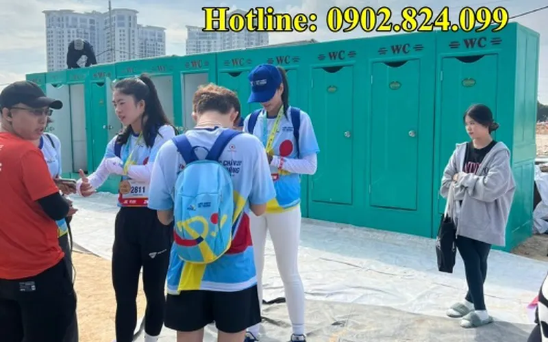 Nhà vệ sinh di động giá rẻ - Nhu cầu trong các sự kiện thể thao