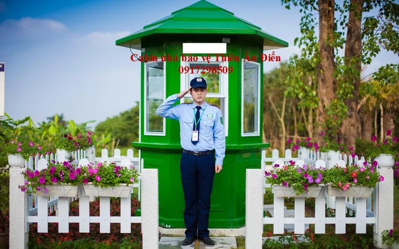 Lắp đặt cabin chốt bảo vệ cho trường mầm non