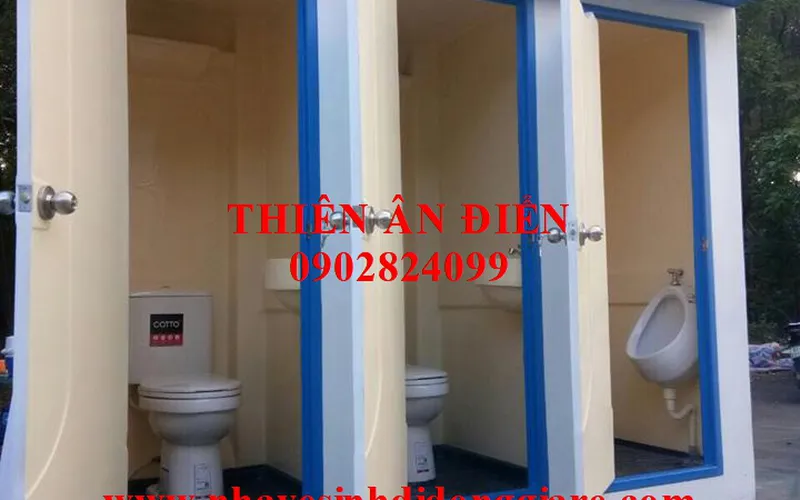 Nhà vệ sinh di động ngày nay đã được sử dụng nhiều cho Trạm xăng hay bến xe