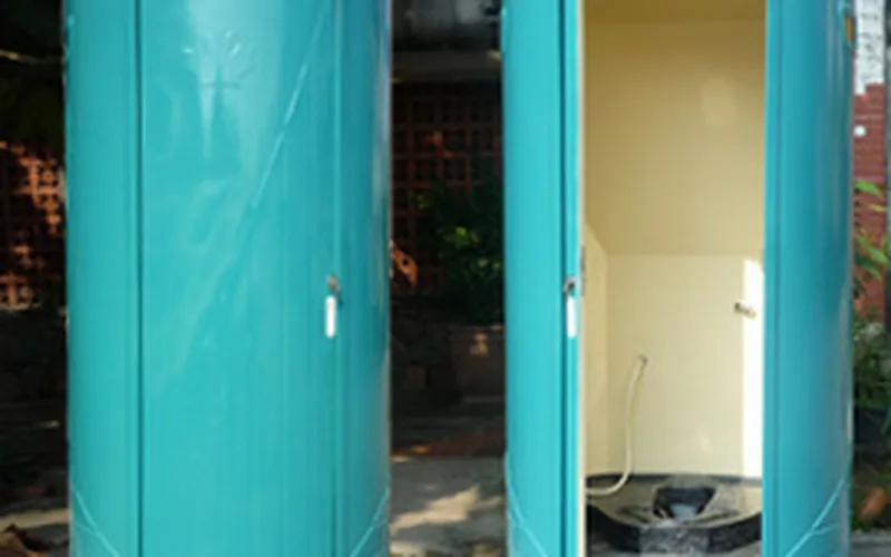 Cho thuê nhà vệ di động mới, đẹp, hiện đại.