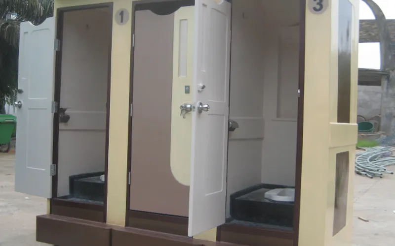 Nhà vệ sinh di động phục vụ tiệc cưới