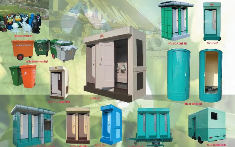 Showroom Nhà vệ sinh di động Thiên Ân Điển Tại Cà Mau